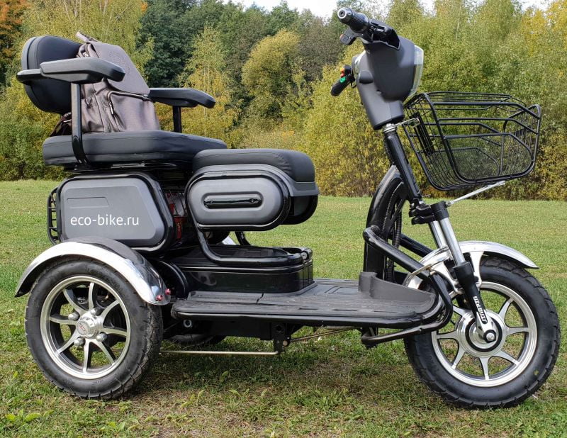 Электротрицикл Green City S2 V3 500W 48v 18Ah Электротрицикл Green City S2 V3 500W 48v 18Ah